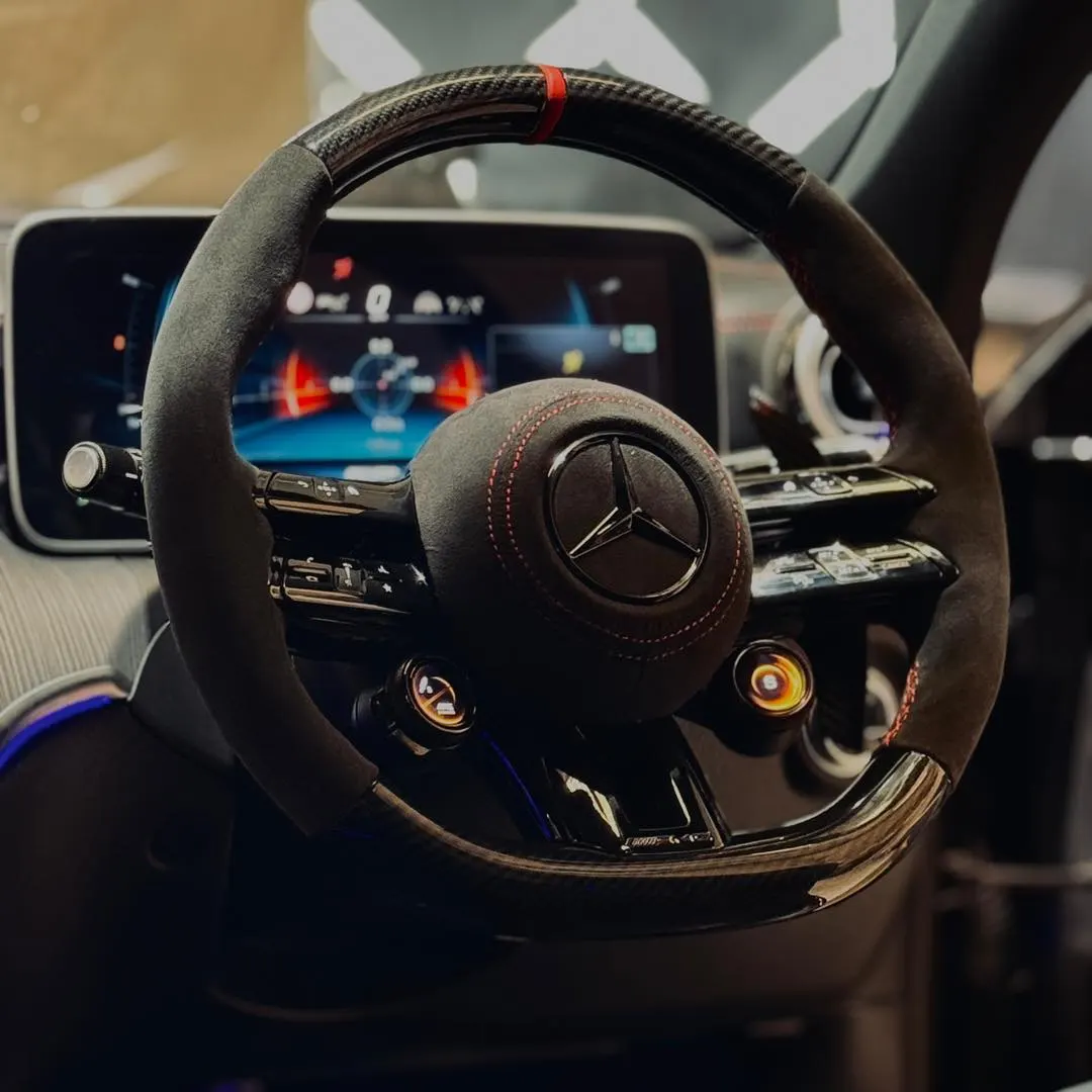 Custom carbon fibre steering wheel build 4